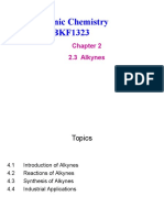 Organic Chemistry BKF1323: 2.3 Alkynes