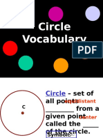 Circle Vocabulary