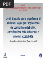 Qualità Sulle Saldature PDF