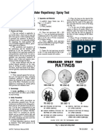 Water Repellency (Spray Test)