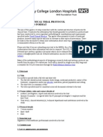 Guide To Clinical Trial Protocol Content and Format