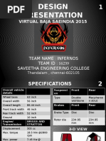 Design Presentation: Virtual Baja Saeindia 2015