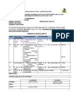 Cronograma de Remediales Octavo