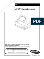 Invacare Homefill Compressor Manual