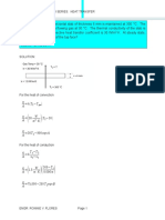 Chemical Engineering Series: Heat Transfer Solved Problems: Q A H T T