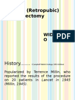 Millin's (Retropubic) Prostatectomy DIN