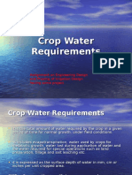 Chapter 3 Crop Water Requirements