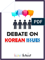 Debate On Korean Issues