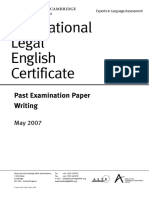 Ilec Writing 2007 PDF