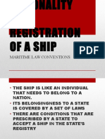 Nationality and Registration of A Ship