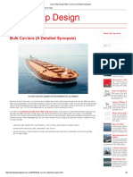 Learn Ship Design - Bulk Carriers (A Detailed Synopsis) PDF