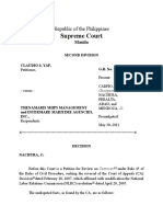 Claudio S. Yap v. Thenamaris Ship's Management and Intermare Maritime Agencies, Inc., G.R. No. 179532. May 30, 2011