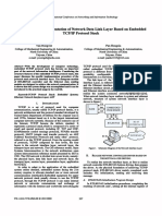 The Design and Implementation of Network Data Link Layer Based On Embedded TCP/IP Protocol Stack