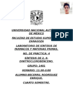 Sintesis de 2-4 Dinitroclorobenceno