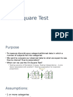 Chi Square Test