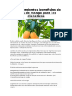 Beneficios de Hojas de Mango para Los Diabéticos