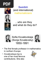 Mathematicians by JANA HILDING