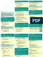 Beginners Python Cheat Sheet PCC Files Exceptions PDF