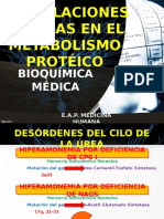 Correlaciones Clínicas en El Metabolismo Proteico