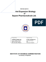 Market Expansion Strategy of Square Pharmaceuticals LTD