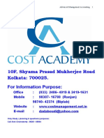 Activity Based Costing