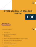 Semana 1 - Geología Minera