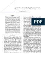 The Impact of Balancing On Problem Hardness in A Highly Structured Domain