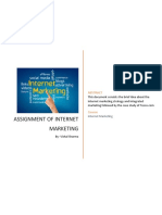 Assignment of Internet Marketing