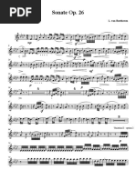 Beethoven - Sonata Op. 26 (Quintet) PDF