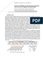 Experimental Study On Ferritic Stainless Steel Decks in Construction Stage According To Eurocode 3