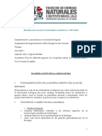 Planificación BIOLOGIA GENERAL Y METODOLOGIA DE LAS CIENCIAS PDF