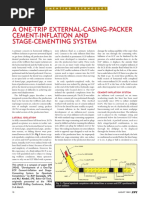 A One-Trip External-Casing-Packer Cement-Inflation and Stage-Cementing System