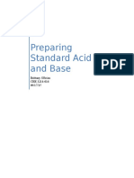 Preparing Standard Acid and Base