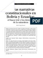 Ecuador y Bolivia Constitución