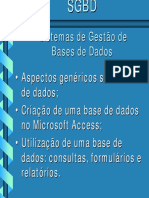 Sistemas de Gestão de Bases de Dados