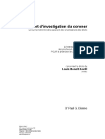 Rapport Du Coroner Paul Dionne