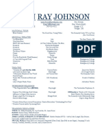 Kevin Ray Johnson - Resume