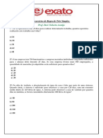 Exercícios de Regra de Três Simples PDF