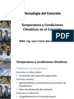  Temperatura y Condiciones Climáticas en El Concreto