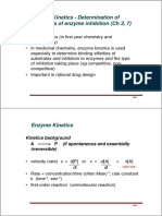 Properties of Enzyme Inhibition (CH 3, 7)