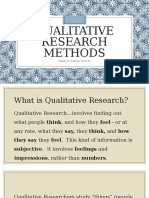 Qualitative Research Method