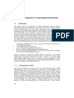 Chapter 7 Development of A TQM Implementation Model