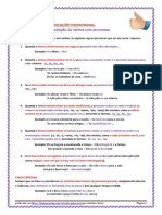 CONJUGAÇÃO PRONOMINALPronomes - Conjugação Pronominal - Regras e Exercícios