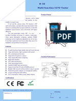 $M33 Multi-Function CCTV Tester: Product Description Product Picture