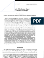 An Analysis of The Condon Report On The Colorado UFO Project. by Peter Sturrock