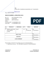 Invoice Prod Cma