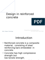 Design in Reinforced Concrete: Prepared By: M.N.M Azeem Iqrah B.SC - Eng (Hons), C&G (Gdip)