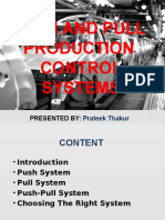 Push and Pull Production Control Systems