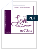 Love Shayari Book Part One (Author - Rony Chahal)