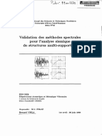 Mode Spectrale Et Analyse Sismique